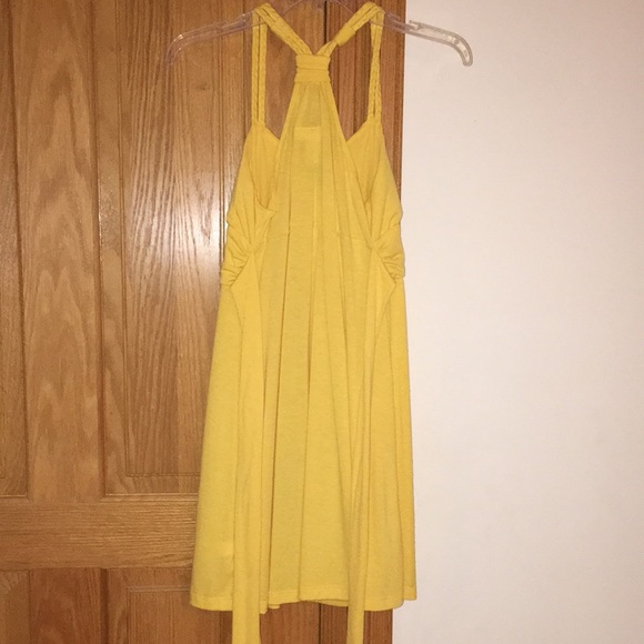 Belle du Jour empire waist tie back mini dress size Small - Picture 5 of 7